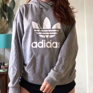 Gray Adidas Hoodie